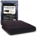 Black Waterproof Fitted Sheet DOUBLE